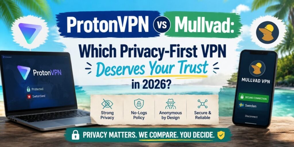 ProtonVPN vs Mullvad: Which Privacy-First VPN Deserves Your Trust in 2026?
