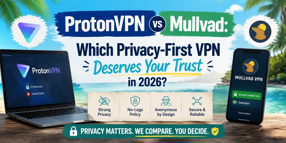 ProtonVPN vs Mullvad: Which Privacy-First VPN Deserves Your Trust in 2026?